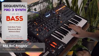 Video thumbnail for Sequential Pro 3 Synth - Bass Sound Demo by Creative Spiral