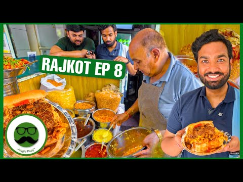 Spicy Gujarati Chaat of Rajkot | Ashapura Nashta Gruh | Katka, Bhareli Bread & Dabeli | Veggie Paaji