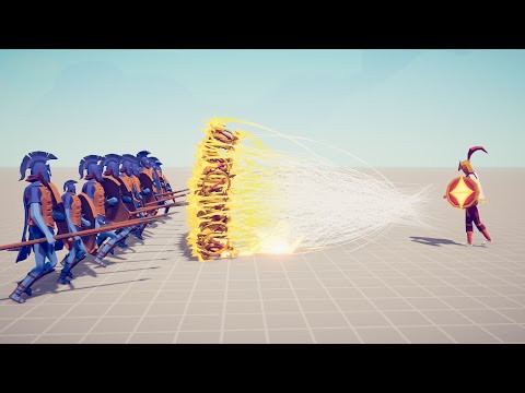 GOD RADIANT GLAIVE vs 10x UNITS - Totally Accurate Battle Simulator