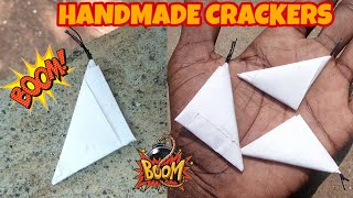 How to make Powerful Crackers at Home | diwali special paper cracker| Homemade cracker, पटाखा बनाना