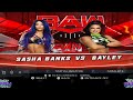 Sasha Banks Vs Bayley Friends Turned Rivals WWE RAW Showdown