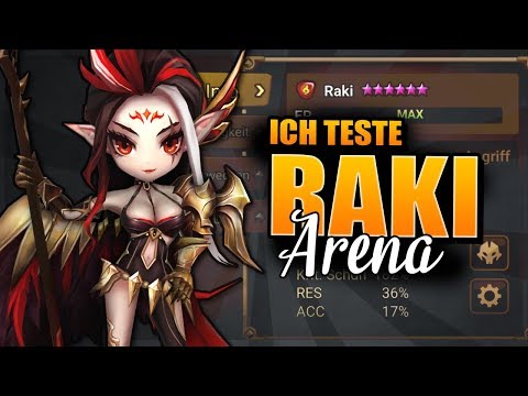 SUMMONERS WAR ★ Ist Raki wirklich schlecht ? - Raki Test in der Arena (Deutsch/German)