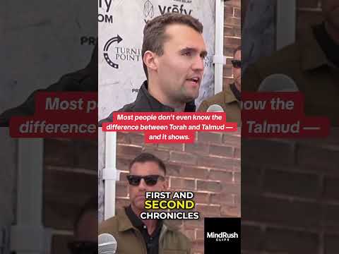 Torah vs Talmud Explained in 30 Seconds | Charlie Kirk ✡️🔥