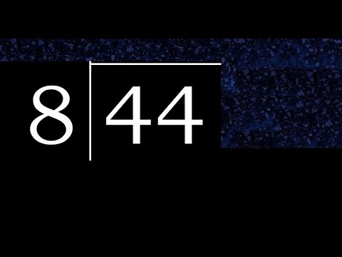 44 Divided By 8