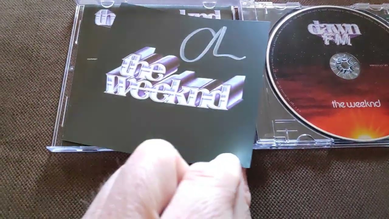 The Weeknd Dawn FM Alternate Cover CD Unboxing