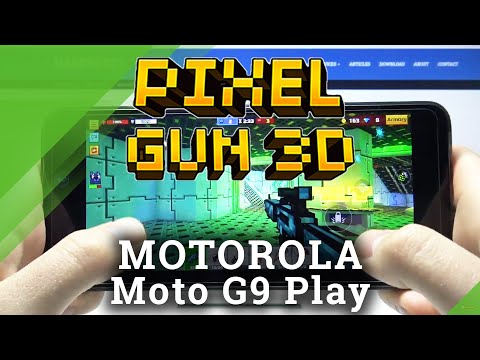 Pixel Gun 3D on Motorola Moto G9 Play