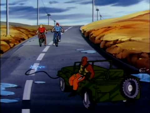 Roadblock - "Don't jump your bike over downed power lines" - G.I. Joe PSA
