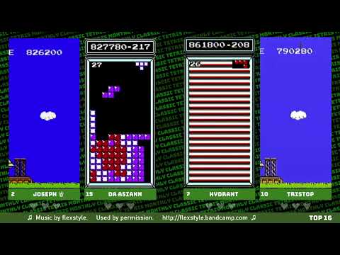 Masters January Part 1: Green & Red Bracket – Classic Tetris Monthly 2021