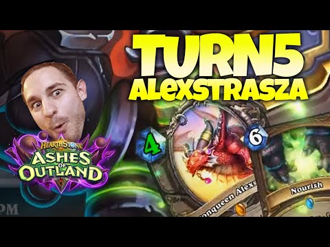 Turn 5 Dragonqueen Alexstrasza...Good Luck ft. Purple & Gallon | Zalae Hearthstone