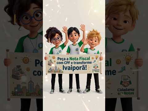 CIDADANIA EM NOTAS: TRANSFORME A SUA COMPRA EM MELHORIAS PARA IVAIPORÃ-PR!