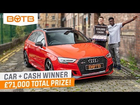 £71,000 Total Prize! NEW AUDI RS3 | BOTB Winner 864