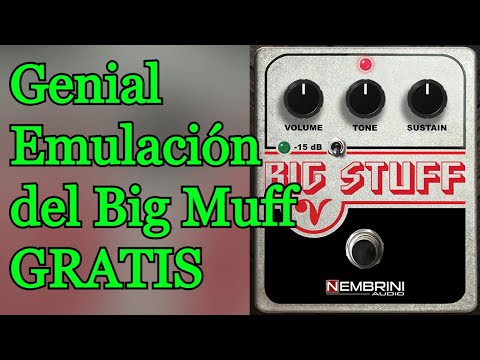 Plugin VST GRATIS Distorsion d Nembrini Audio - Big Stuff - Emulacion de Electro Harmonix Big Muff