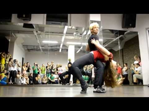 Kamacho and Ana, zouk demo 2 in Ukraine