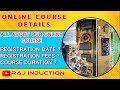 Induction Repairing Course Details Starting Date Admission Fees Raj Induction