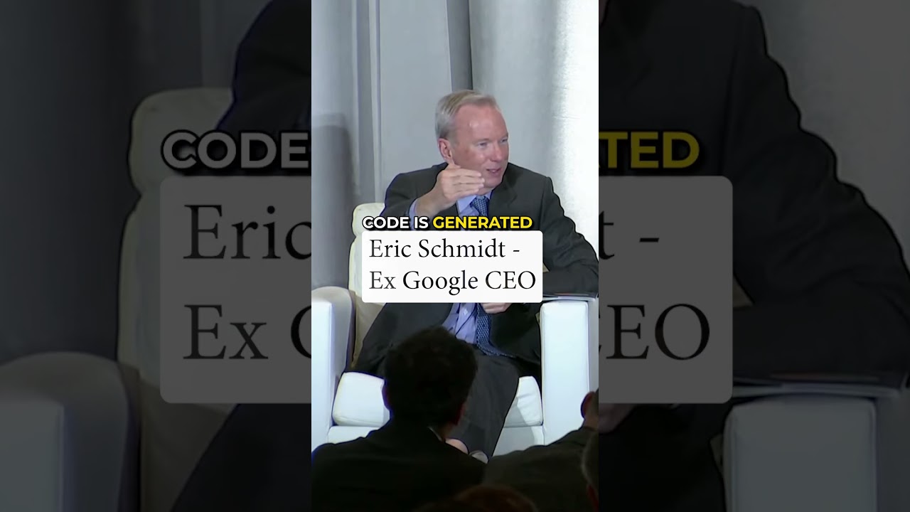 Ex Google Ceo Thinks Programmers Will Be Replaced By AI In 1 Year @SCSPAI #ai #agi #aiautomation