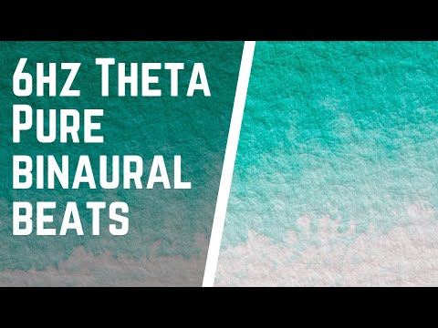 6Hz Theta Waves Binaural Beats | Theta Shifting | 10 Mins | Pure Binaural Waves