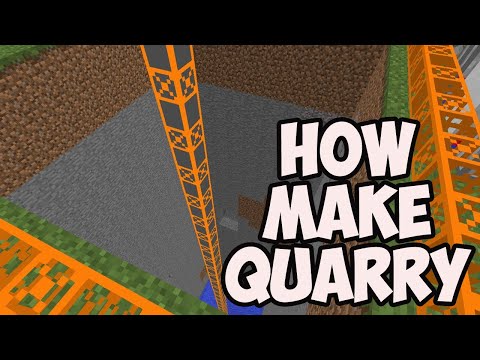 Buildcraft how to make a quarry in Minecraft 1.21.x, 1.20.6, 1.19.4, 1.18.2 (2025)
