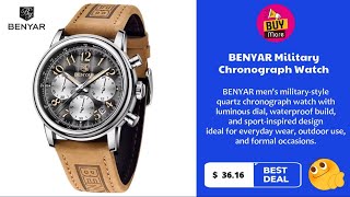 BENYAR Military Chronograph Watch
