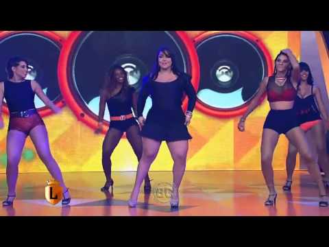 Mulher Melancia no programa Legendários - Bumbum que Hipnotiza ao vivo