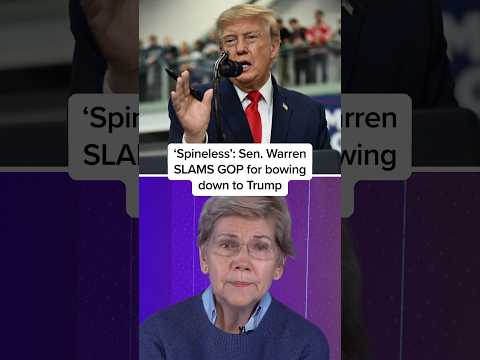 ‘Spineless’: Sen. Warren SLAMS GOP for bowing down to Trump