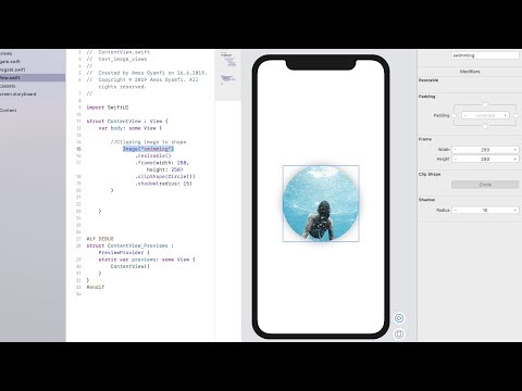 SwiftUI Basics - How to Set a Clipping Shape for an Image View