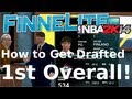 NBA 2K14: My Career How to Get Drafted 1st Overall! Rookie Showcase, Draft Interview and Draft