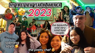 THIS IS HOW WE CELEBRATE NEW YEAR IN AMERICA 🇺🇸 SPECIAL THANKS TO ATE JER AND HUBBY 💕