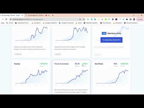 How to find trending topics using exploding topics