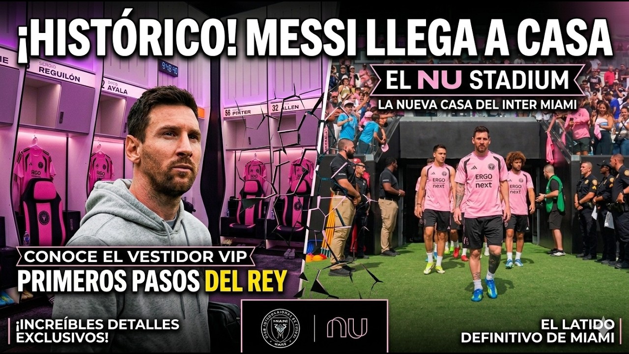 MESSI ESTRENA SU NUEVA CASA 🏠🐐 El Inter Miami conoce el NU STADIUM: "Es un sueño hecho realidad"