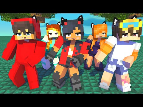 SIMPLE DIMPLE SHUFFLE POI POI APHMAU CREW FIRST MEET NICO AND CASH - MINECRAFT ANIMATION #shorts