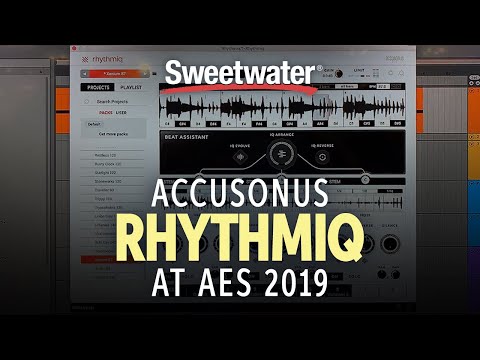 Sweetwater at AES 2019 Accusonus Rhythmiq