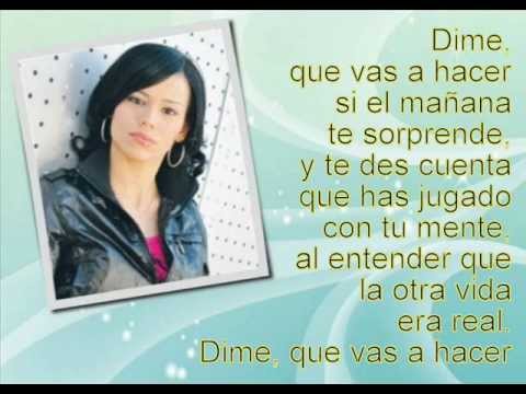 DIME QUE VAS A HACER - SARAH LA PROFETA (2011)