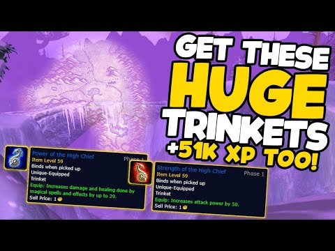 Get these HUGE Trinkets in TBC Prepatch & 51K XP FAST! (Winterspring Trinket)