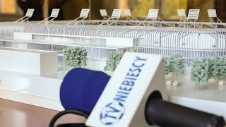 Makieta nowego stadionu Ruchu Chorzów (26.08.2015 r.)