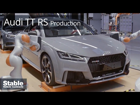 Audi TT RS Production and Assembly Line Footage | Stable Lease