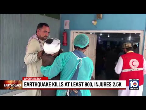 800 dead, 2,500 injured after earthquake in Afghanistan