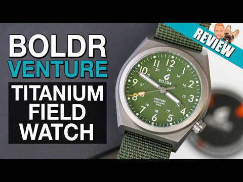 FINALLY A Watch For Smaller Wrists! Boldr Venture Titanium Field Watch Review