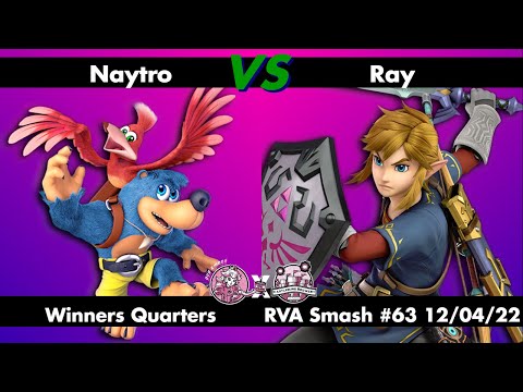 RVA Smash #63: Naytro (Banjo & Kazooie) vs Ray (Link) - Winners Quarters - Super Smash Ultimate SSBU
