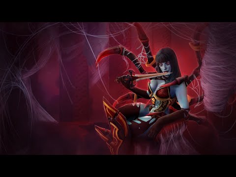 Queen of Pain Mid Lane Gameplay - Patch 7.27d (Dota 2 Gameplay)