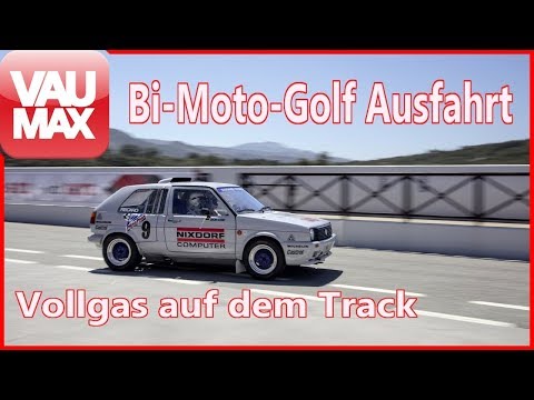 Ausfahrt im VW Golf 2 Pikes Peak von 1987 mit Jochi Kleint / VAU-MAX.tv / Fahrbericht / Bi-Moto