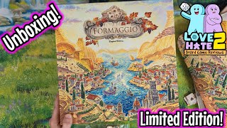 Unboxing of Formaggio - Limited Edition!