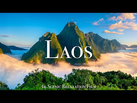 Laos 4K - Scenic Relaxation Film With Calming Music