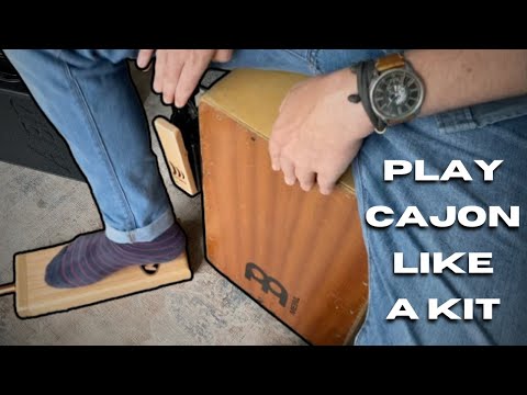 How to play a cajon like a drum kit