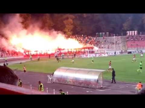 CSKA teams  vs Cherno more 1:0 pyro!