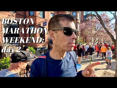 BOSTON MARATHON WEEKEND: Day 2; Tracksmith shakeout run, a visit to Hoka, and my predicted race time