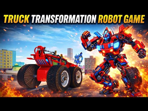 Monster Truck Turns Into Robot 🤯 | Truck Transformation Robot Game | Monster Truck vs Robot Battle