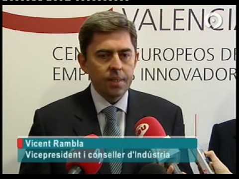 Vicente Rambla visita al CEEI Valencia