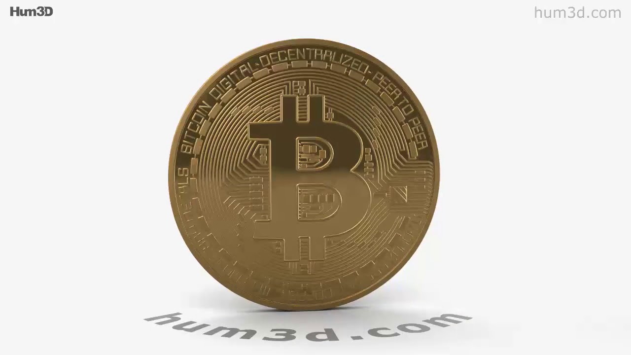 Bitcoin 3D model by 3DModels.org