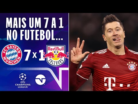 Gols e lances de Bayern x Red Bull Salzburg