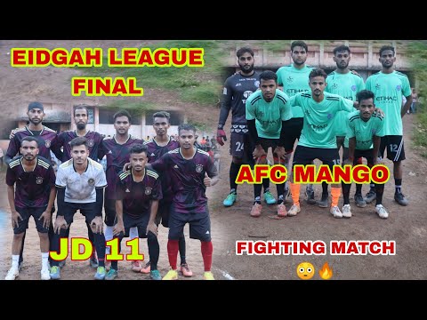 FINAL MATCH AT EIDGAH LEAGUE|| A.F.C MANGO VS J.D11 || BEST FOOTBALL HIGHLIGHTS|| @manohargaming